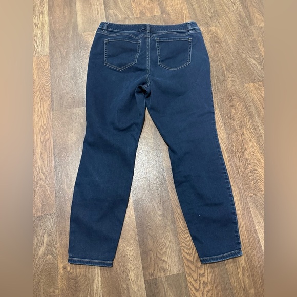 Lane Bryant Signature Fit Skinny Jean Indigo Dark Wash Size 16 Stretch - Picture 6 of 11